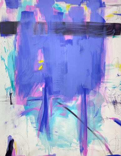 BOLDNESS VII van Janin Walter, Schilderij te koop op Singulart