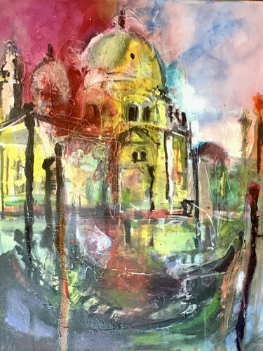 Santa Maria della Salute-Venedig von Conny Gabora, Malerei kaufen auf Singulart