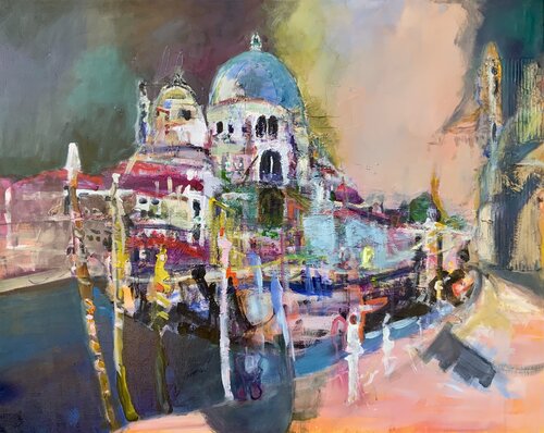 Santa Maria della Salute-Venedig von Conny Gabora, Malerei kaufen auf Singulart
