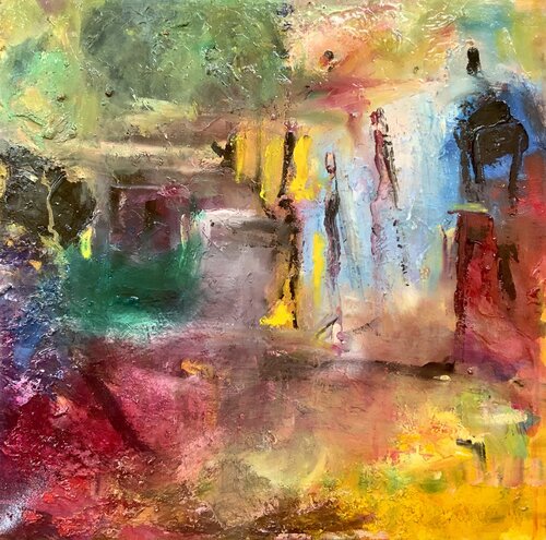 "mein Farbenspiel" von Conny Gabora, Malerei kaufen auf Singulart