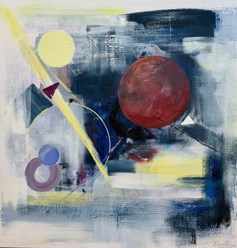 Axis and orbits by Marine Strage, Painting for Sale on Singulart