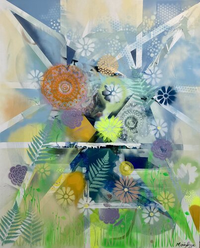 Walk in the wild web by Marine Strage, 絵画 for Sale on Singulart