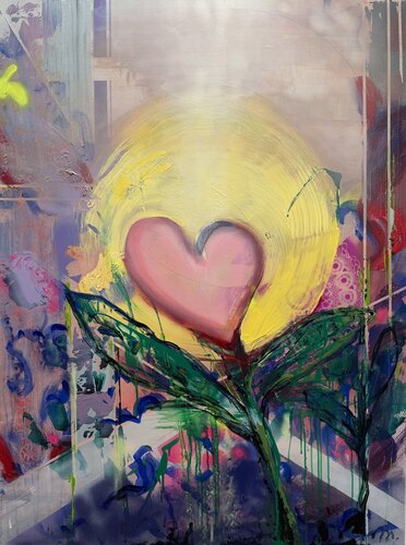 Let Love Rule by Marine Strage, 絵画 for Sale on Singulart