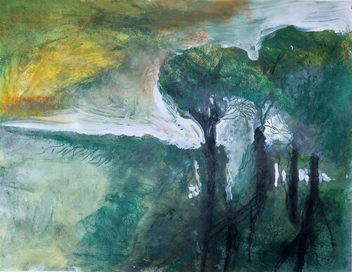 Paysage Septeuil été von Grégory GENG, Malerei kaufen auf Singulart