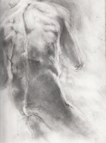Nu Dos di Grégory GENG, Disegno in vendita su Singulart