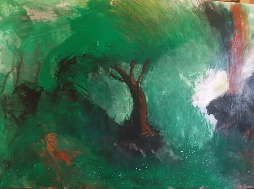 Le Jardin di Grégory GENG, Pittura in vendita su Singulart