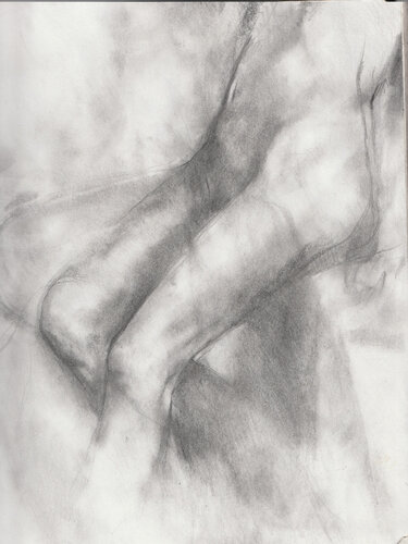 Etude Modele Vivant by Grégory GENG, Drawing for Sale on Singulart
