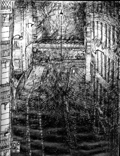 Rue de Paris von Grégory GENG, Zeichnungen kaufen auf Singulart