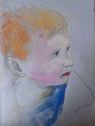 Eliott by Grégory GENG, Work on Paper for Sale on Singulart