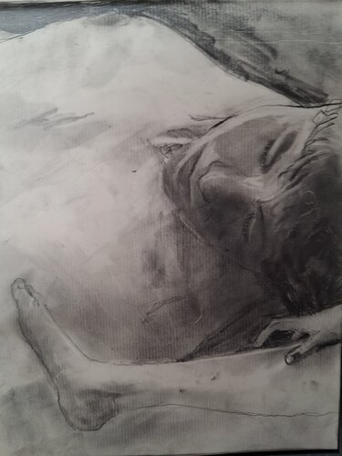 Etude Modele Vivant di Grégory GENG, Disegno in vendita su Singulart