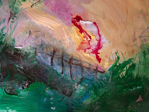 La joie de l aube claire de Grégory GENG, Pintura a la venta en Singulart