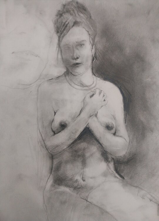 Etude Modele Vivant -Isabelle Grégory GENG
