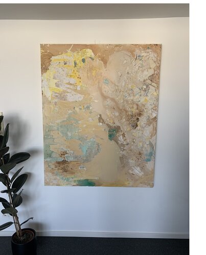 Sandburn by Jan Röwekämper, Painting for Sale on Singulart