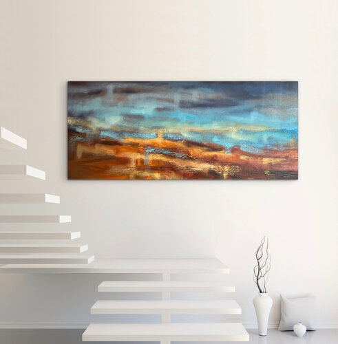 Orizzonti in dissolvenza by Stephanie Tansini, Painting for Sale on Singulart