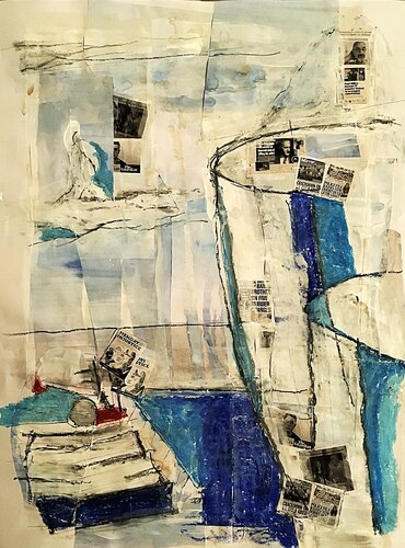 Malkinson's Iceberg (2025) van Sean Bw Parker, Schilderij te koop op Singulart