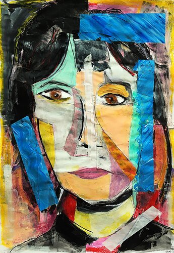 Lily Allen - Dallas Major (2026) van Sean Bw Parker, Schilderij te koop op Singulart