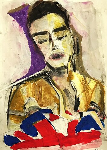 Morrissey & Flag van Sean Bw Parker, Schilderij te koop op Singulart