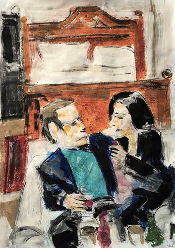 The Night In Question (2026) van Sean Bw Parker, Schilderij te koop op Singulart
