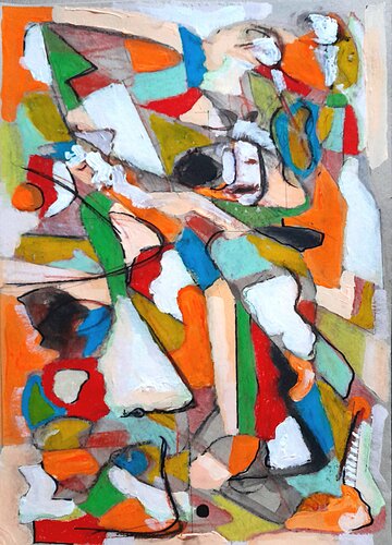 Josh Tillman and the Accidental Dose (2026) van Sean Bw Parker, Schilderij te koop op Singulart