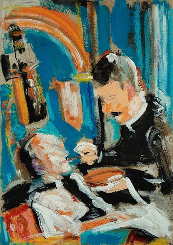 Saints Preserve Us and We Them (2026) van Sean Bw Parker, Schilderij te koop op Singulart