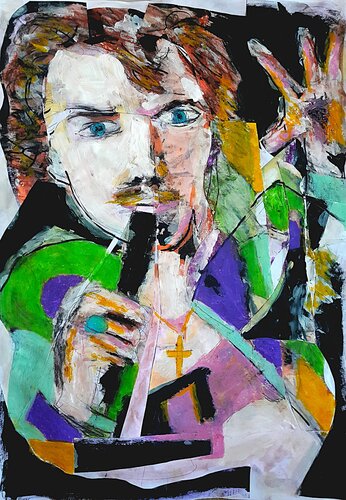 Harry Styles (2025) by Sean Bw Parker, Painting for Sale on Singulart