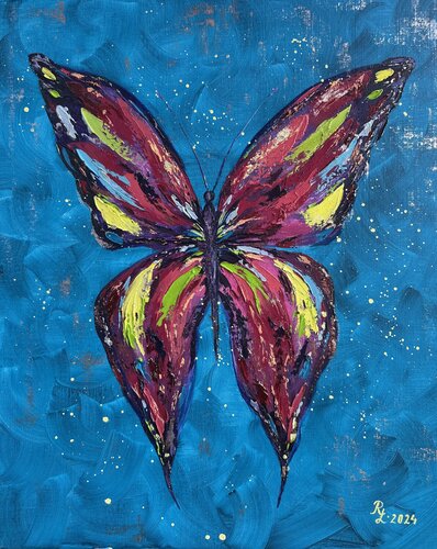 Butterfly №3 di Liudmyla Riabkova, Pittura in vendita su Singulart