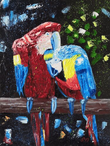 Sweet couple von Liudmyla Riabkova, Malerei kaufen auf Singulart