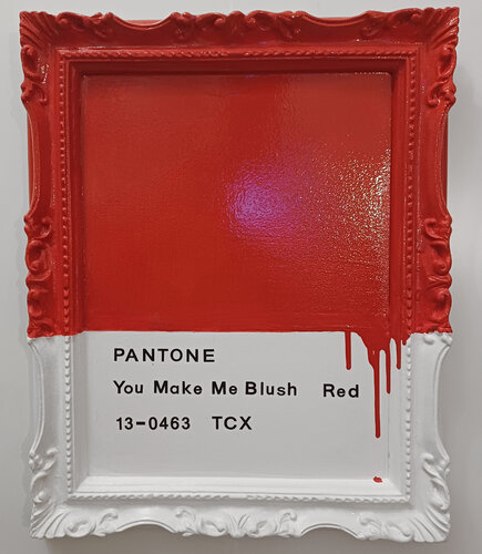 YOU MAKE ME BLUSH RED van Fabio Pasquali, Schilderij te koop op Singulart
