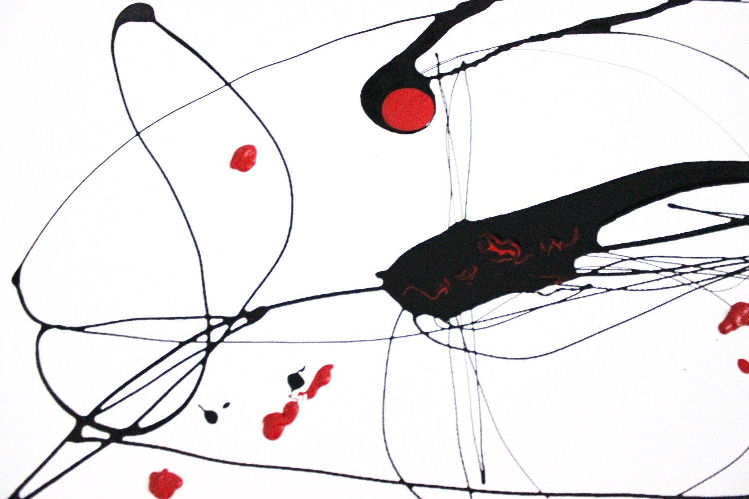 Deep Sea III by Julia Pust (2025) : Painting Acrylic, Lacquer on Canvas ...