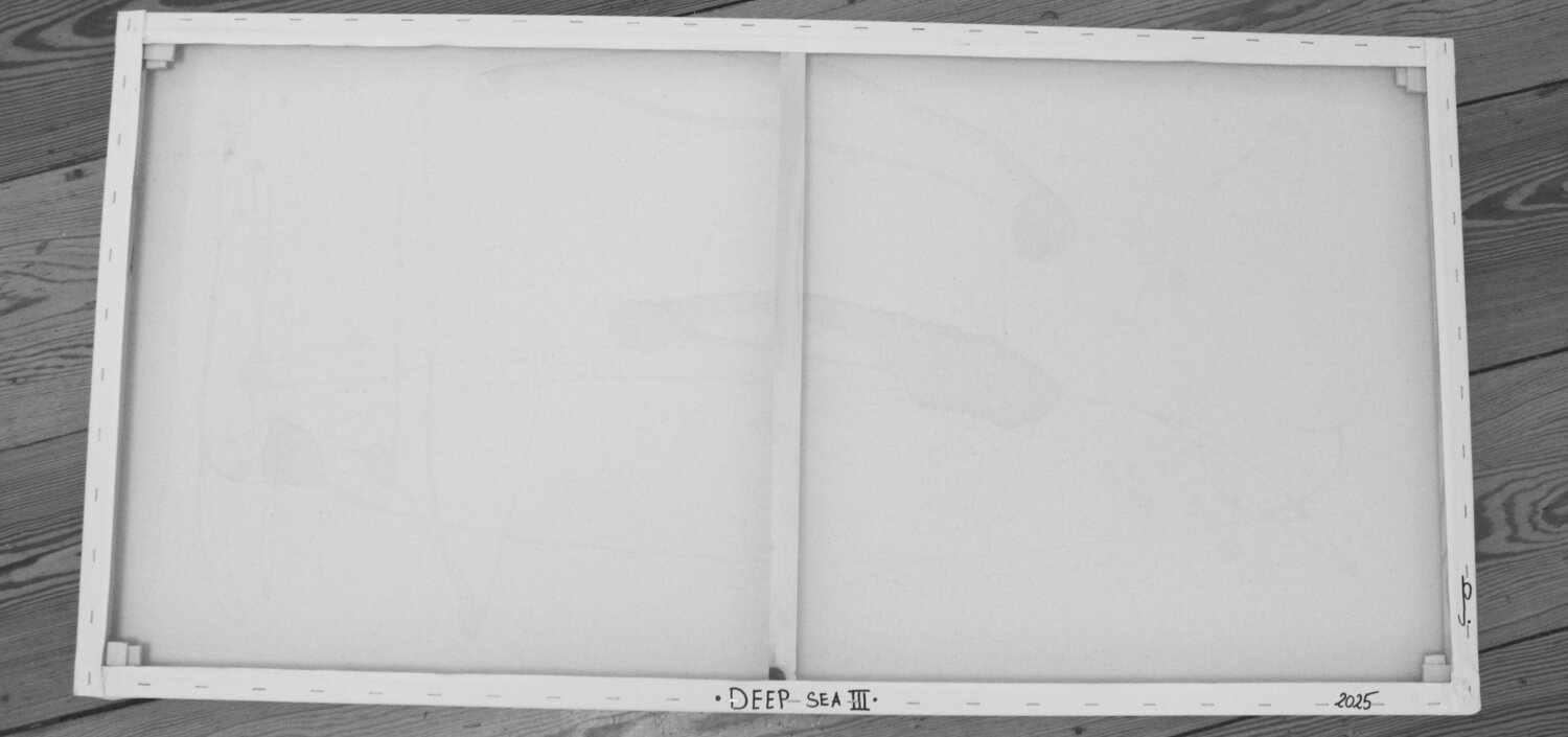 Deep Sea III di Julia Pust (2025): Pittura a Acrilico, Lacca su Tela ...