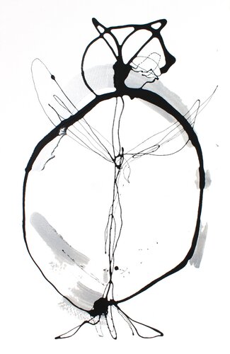 Der Atem des Kosmos I - Kreislauf II par Julia Pust, Peinture en vente sur Singulart