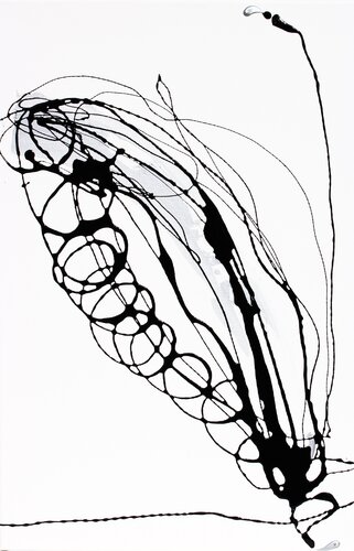 Der Atem des Kosmos XIII / Die Entstehung IV par Julia Pust, Peinture en vente sur Singulart