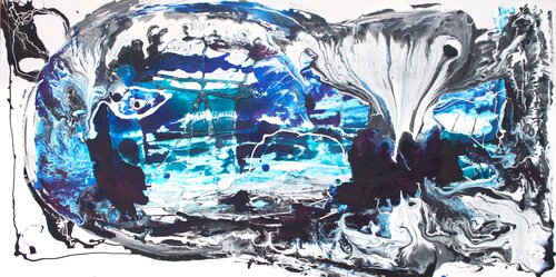 Energy Pathways IX / Inner Ocean I van Julia Pust, Schilderij te koop op Singulart