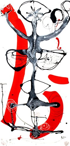 High Vibrant  / The Other Side II de Julia Pust, Pintura a la venta en Singulart