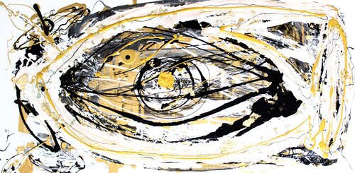 Deep Sea / Goldfish by Julia Pust, Painting for Sale on Singulart