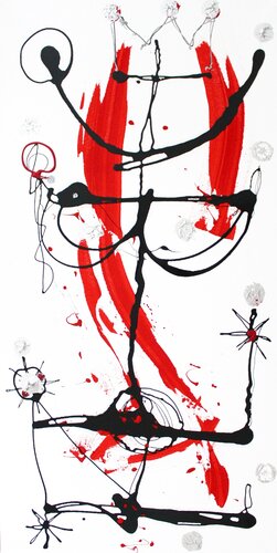 High Vibrant  / The Other Side IV by Julia Pust, Painting for Sale on Singulart