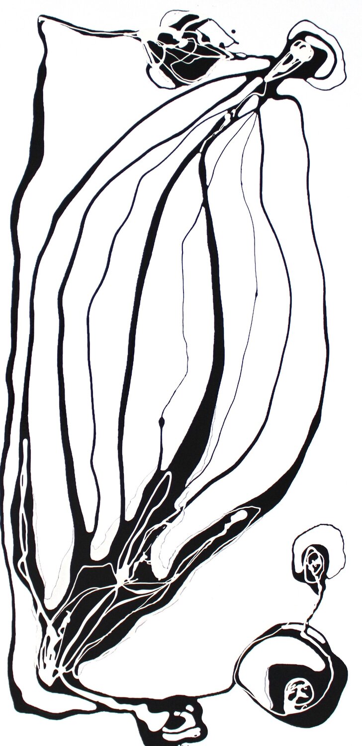 Der Atem des Kosmos XIX / Blüte IV by Julia Pust (2025) : Painting ...