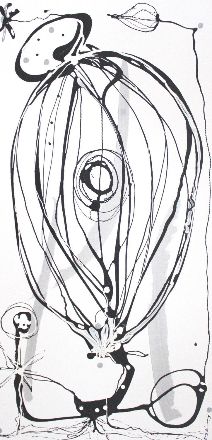 Stars / Cosmic Butterfly II Julia Pust Original painting for sale