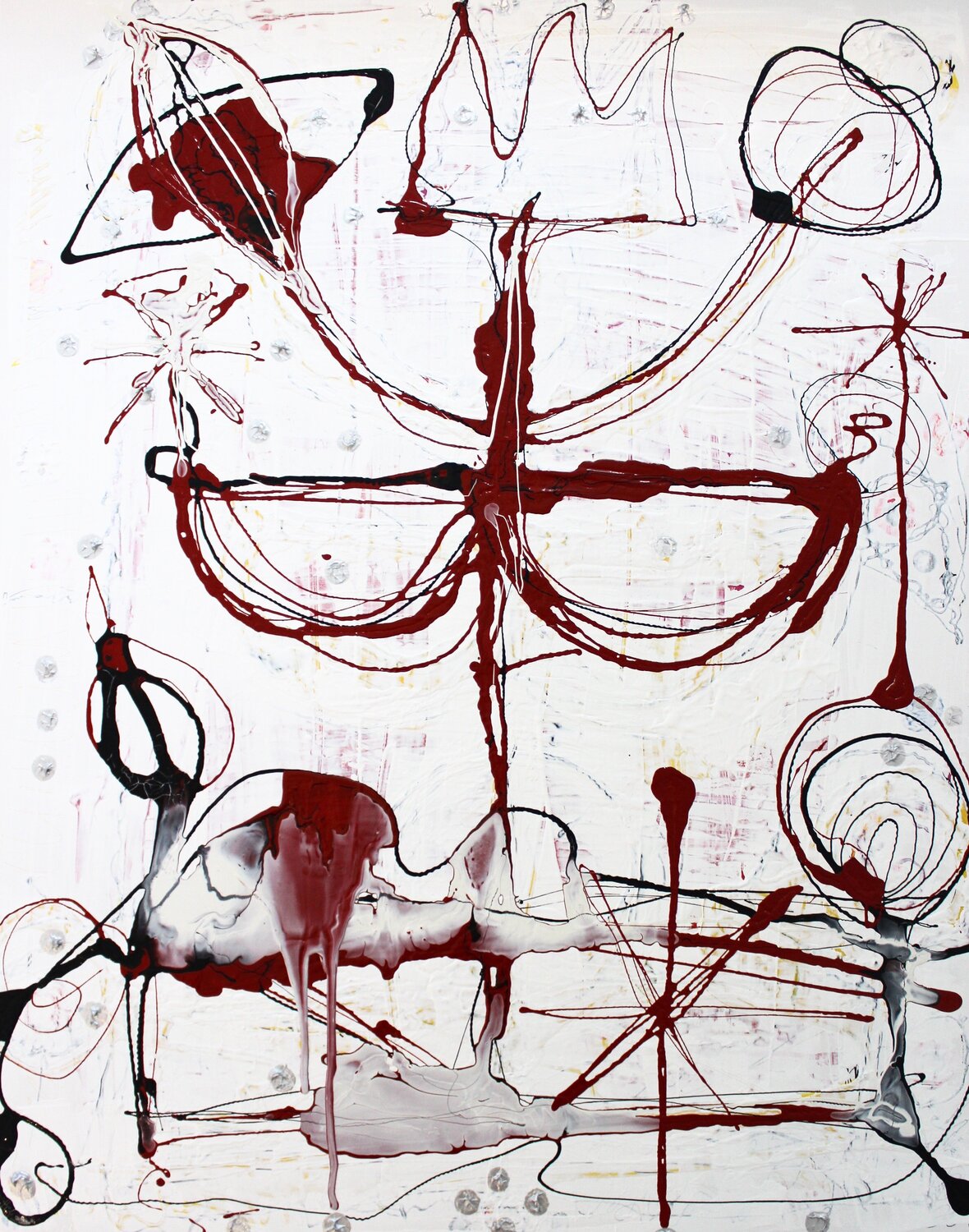 The Beginning / Activity XVII Julia Pust Peinture originale à vendre