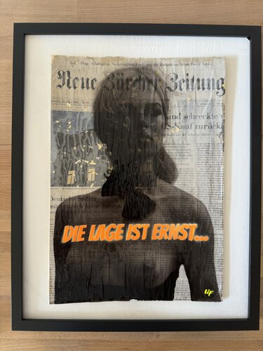 Die Lage ist ernst. by UF-XArt, Work on Paper for Sale on Singulart