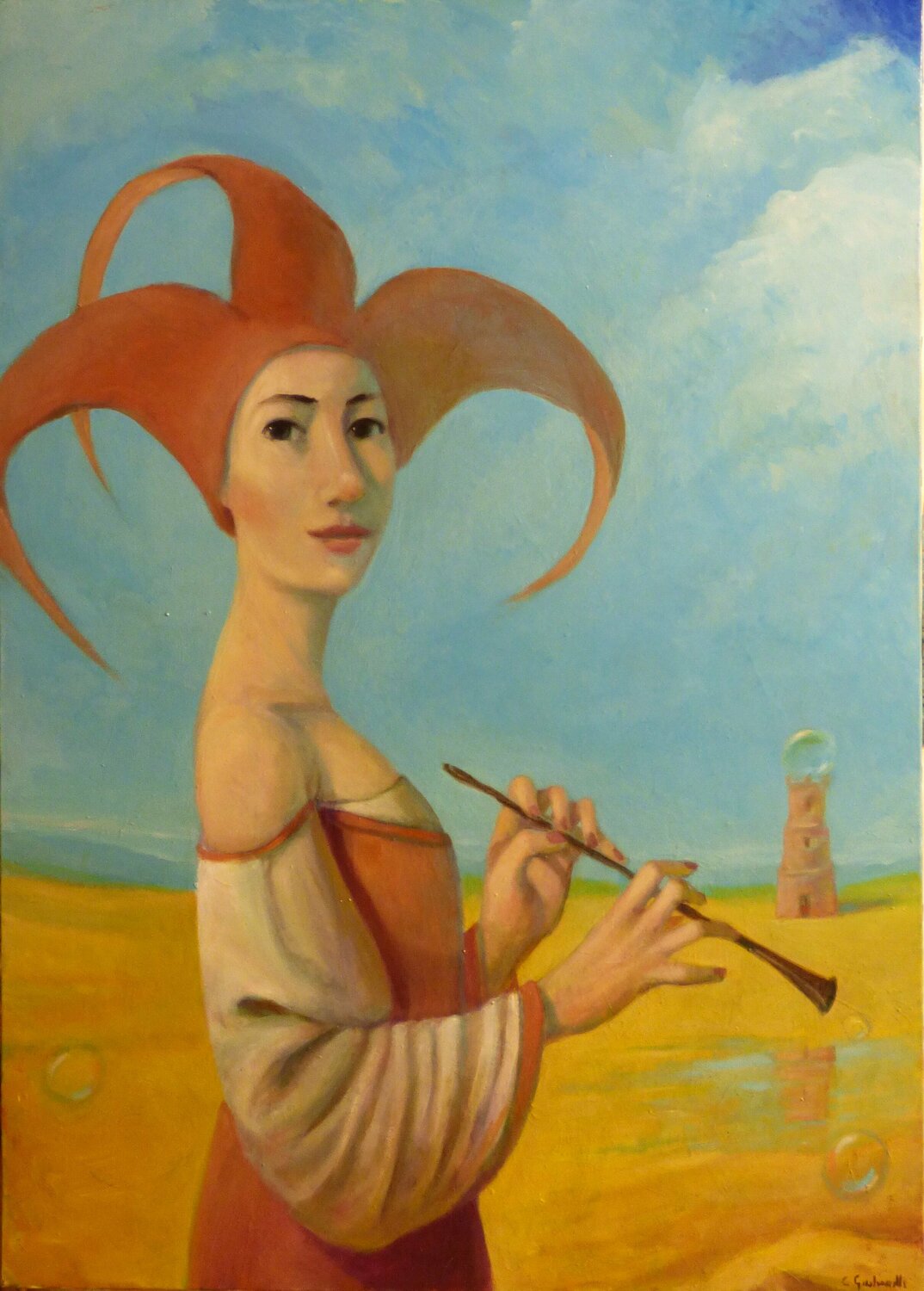 Sic Est Claudio Giulanelli Origineel schilderij te koop