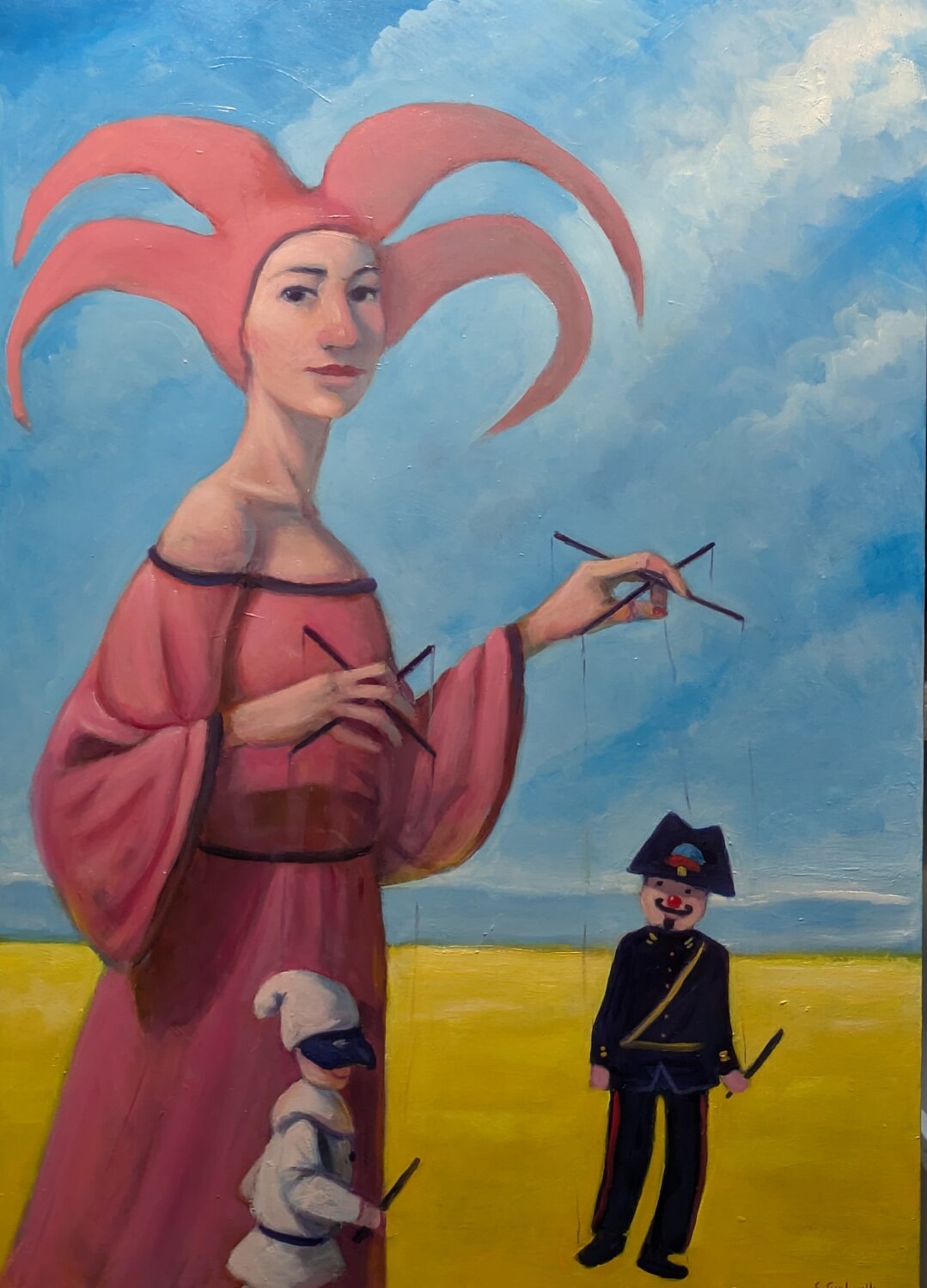 La Bellezza - paesaggio toscano Claudio Giulanelli Dipinto originale in vendita