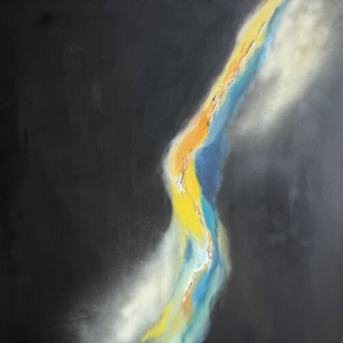 Licht in der Dunkelheit van Silke Ziegert, Schilderij te koop op Singulart