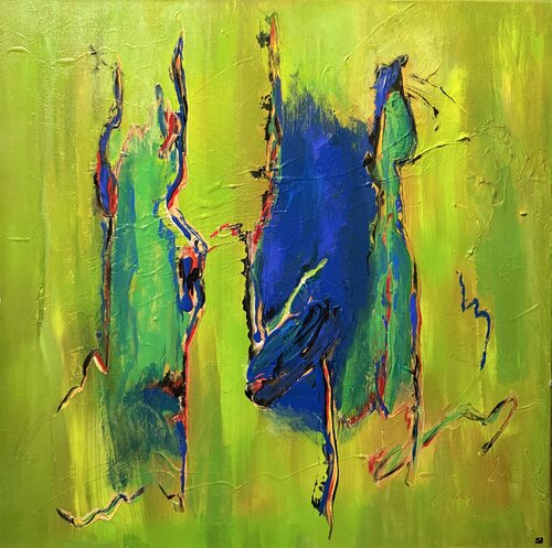 „Mitgefühl“ van Silke Ziegert, Schilderij te koop op Singulart