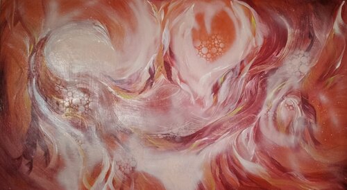 Flammendes Inferno par Jessica Leidel, Peinture en vente sur Singulart