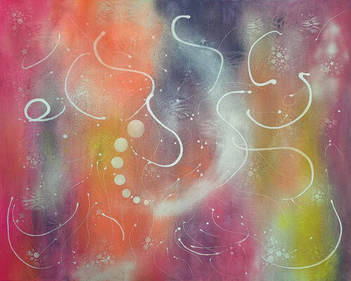Cosmic Flow von Jessica Leidel, Malerei kaufen auf Singulart