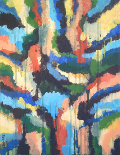 "Dans les arbres" - 1 by Frédérique Mussat, Work on Paper for Sale on Singulart