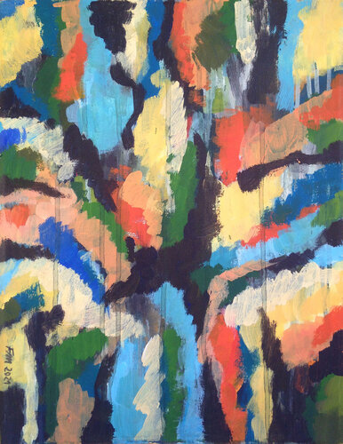 "Dans les arbres" - 2 by Frédérique Mussat, Work on Paper for Sale on Singulart