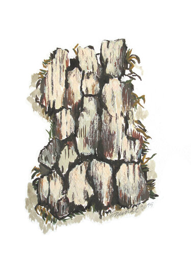 Écorce recto by Frédérique Mussat, Work on Paper for Sale on Singulart