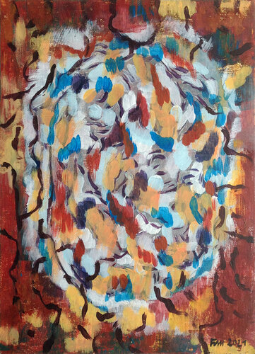 Visage/Huître by Frédérique Mussat, Work on Paper for Sale on Singulart